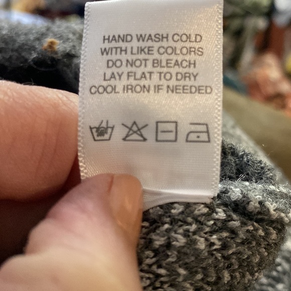 NWT Michael Stars Nell Cardigan in Charcoal Combo, 2X, Soft, Cozy Texture - Picture 10 of 10